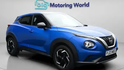 Usado Nissan Juke N-Connecta 114 HP (83 kW) 2023 Azul SUV