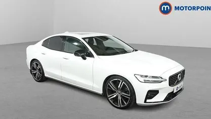 White Used 2021 Volvo S60 R-Design Sedan | £20,399 (Fair price)