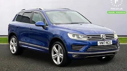 Usado VW Touareg R-line Plus 262 HP (192 kW) 2017 Azul SUV
