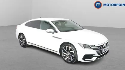 Used VW Arteon R-line 150 HP (110 kW) 2018 White Hatchback