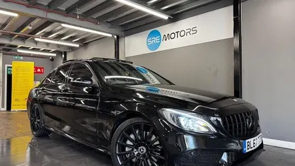 Used Mercedes C250 AMG Line Premium Plus 204 HP (150 kW) 2018 Black Sedan