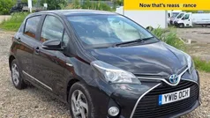 Black Used 2016 Toyota Yaris Hybrid Hatchback | £7,480