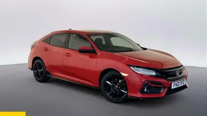 Used Honda Civic Sport 182 HP (133 kW) 2021 Red Hatchback