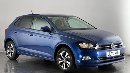 Used VW Polo Match 95 HP (69 kW) 2020 Blue Hatchback