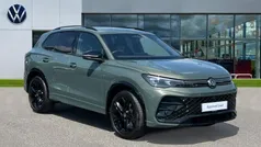 Cipressino green metallic Used 2025 VW Tiguan Black Edition SUV | £43,942 (Fair price)