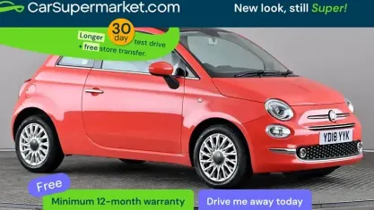 Używany Fiat 500 Lounge 69 KM (50 kW) 2018 Różowy Hatchback