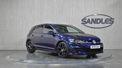 Used VW Golf VII GTD 184 HP (135 kW) 2019 Blue Hatchback