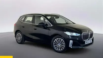 Used BMW 225 Active Tourer Luxury Line 245 HP (180 kW) 2023 Black MPV