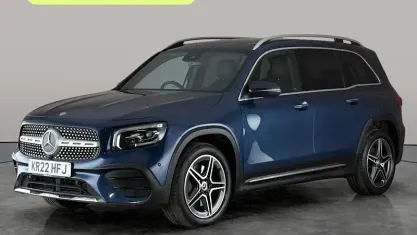 Used Mercedes GLB220 AMG line 190 HP (139 kW) 2022 Blue SUV