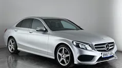 Silver Used 2017 Mercedes C220 AMG line Sedan | £14,150 (Good price)