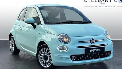 Green Used 2019 Fiat 500 Lounge Hatchback | £8,012 (Fair price)