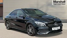 Black Used 2017 Mercedes CLA220 AMG line Sedan | £14,263 (Fair price)