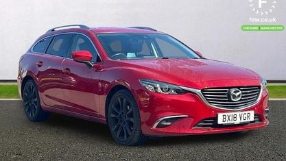 Begagnad Mazda 6 Inclusive 175 HK (128 kW) 2018 Röd Kombi