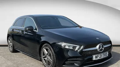 Used Mercedes A220 AMG line 190 HP (139 kW) 2020 Black Hatchback
