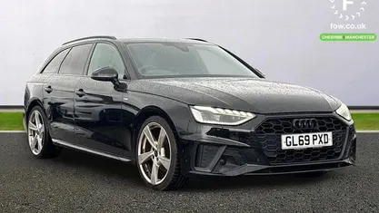 Used Audi A4 S-Line 190 HP (139 kW) 2019 Black Estate