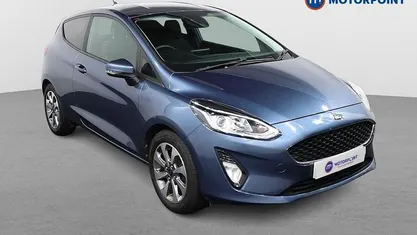 Used Ford Fiesta Trend 75 HP (55 kW) 2020 Blue Hatchback