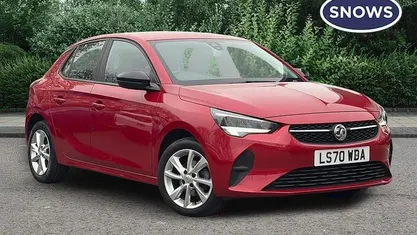 Used Vauxhall Corsa 75 HP (55 kW) 2020 Red Hatchback