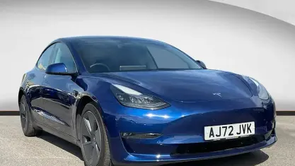 Used Tesla Model 3 Long Range AWD 366 kW (498 HP) 2022 Blue Sedan