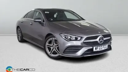Used Mercedes CLA180 AMG Line Premium 136 HP (100 kW) 2022 Grey Coupe