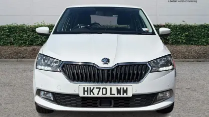 Used Skoda Fabia SE Drive 60 HP (44 kW) 2020 White Hatchback