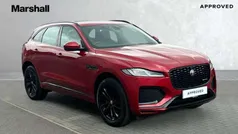 Metallic firenze red Used 2021 Jaguar F-Pace R-Dynamic SUV | £32,791 (Fair price)