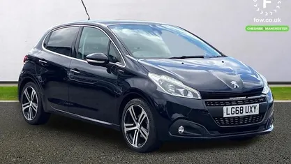 Used Peugeot 208 GT-line 109 HP (80 kW) 2018 Blue Hatchback