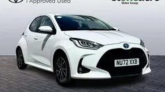 White Used 2022 Toyota Yaris Hybrid Design Hatchback | £16,250 (Fair price)