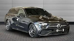 Grey Used 2024 Mercedes C300e AMG Line Premium Estate | £37,450 (Fair price)