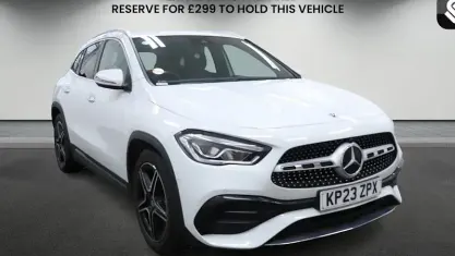 Used Mercedes GLA200 AMG line 163 HP (119 kW) 2022 Digital white SUV