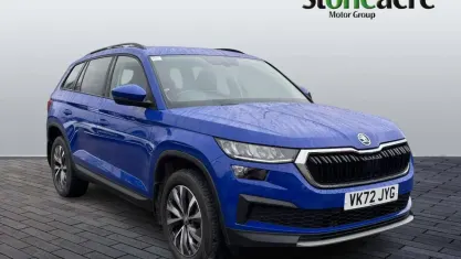 Used Skoda Kodiaq SE Drive 150 HP (110 kW) 2021 Blue SUV