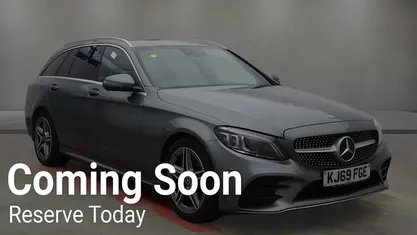 Used Mercedes C220 AMG line 194 HP (142 kW) 2020 Grey Estate