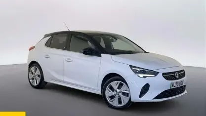 Used Vauxhall Corsa-e Elite 100 kW (136 HP) 2020 White Hatchback