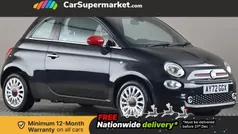 Black Used 2022 Fiat 500 Red Hatchback | £10,697 (Fair price)