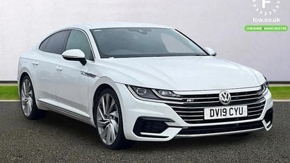 Used VW Arteon R-line 190 HP (139 kW) 2019 White Hatchback