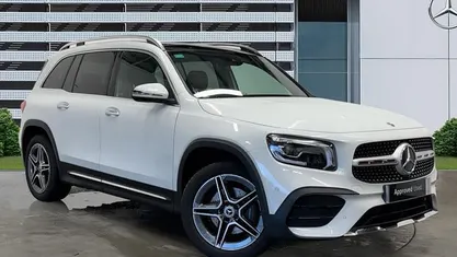 White Used 2022 Mercedes GLB200 AMG Line Premium Plus SUV | £29,454 (Fair price)