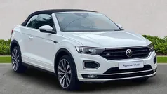White Used 2020 VW T-Roc Cabriolet R-line Cabriolet | £20,395 (Fair price)