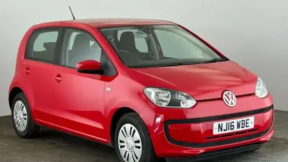 Used VW up! move up! 60 HP (44 kW) 2016 Red Hatchback