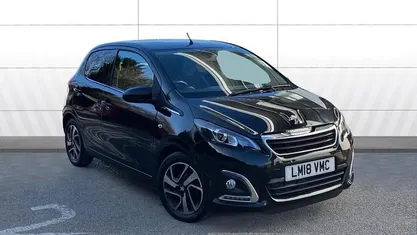Used Peugeot 108 Allure 82 HP (60 kW) 2018 Black Hatchback