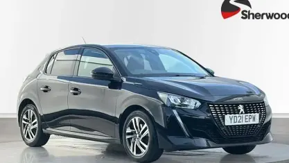 Used Peugeot 208 Allure 102 HP (75 kW) 2021 Black Hatchback