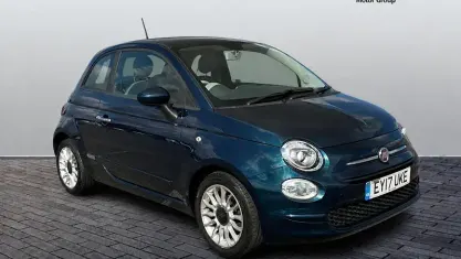 Used Fiat 500 Pop Star 69 HP (50 kW) 2017 Blue Hatchback