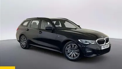 Used BMW 330e M Sport 292 HP (214 kW) 2021 Black Estate