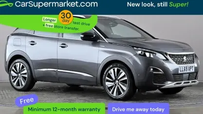 Begagnad Peugeot 3008 Premium 131 HK (96 kW) 2019 Grå SUV