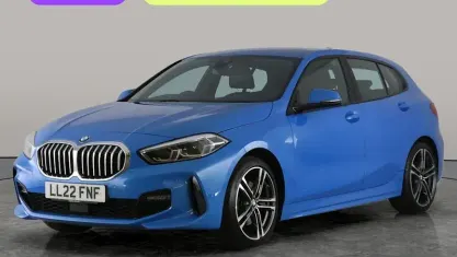 Used BMW 116 M Sport 116 HP (85 kW) 2022 Blue Hatchback