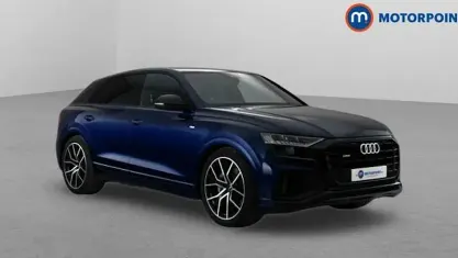 Used Audi Q8 Black Edition 381 HP (280 kW) 2021 Blue SUV