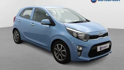 Used Kia Picanto 84 HP (61 kW) 2019 Blue Hatchback