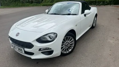 Used Fiat 124 Spider Classica 140 HP (102 kW) 2017 White Cabriolet