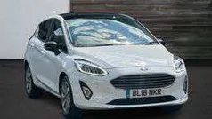 White Used 2018 Ford Fiesta Titanium Hatchback | £9,699 (Fair price)