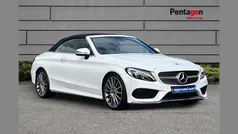 White Used 2017 Mercedes C220 AMG line Cabriolet | £16,995 (Fair price)