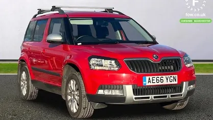 Used Skoda Yeti Outdoor SE 110 HP (80 kW) 2016 Red SUV