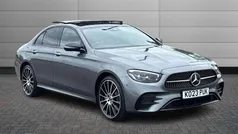 Selenite grey Used 2023 Mercedes E400 AMG line Sedan | £43,350 (Fair price)